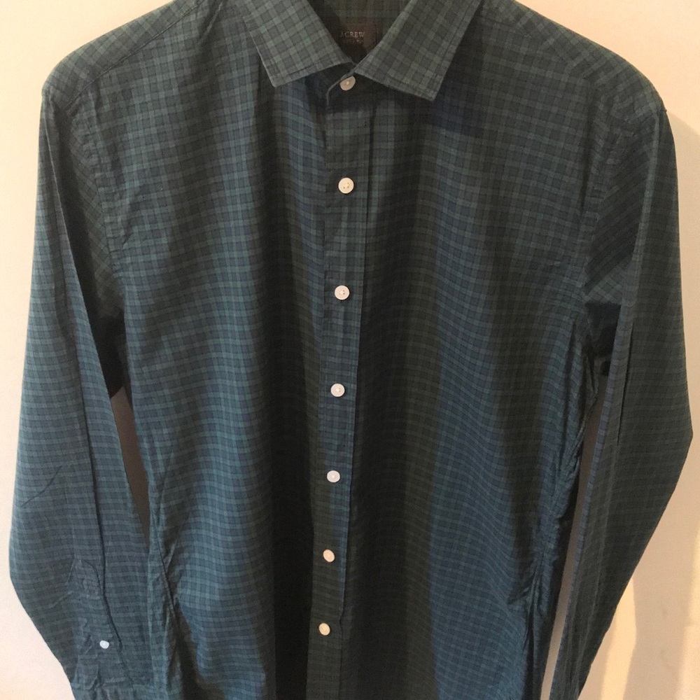 J Crew Men’s Plaid Ludlow Button Down Size Large